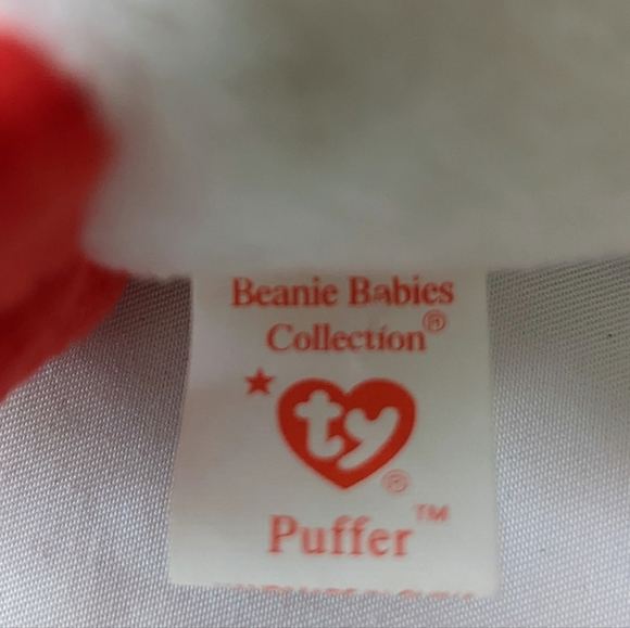 Ty Beanie Baby Puffer The Puffin Extinct Bird 1997 Retired Plush Toy - Picture 3 of 6